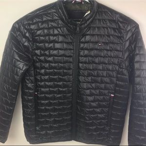 Tommy Hilfiger Quilted Black Down Alternative